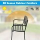 preview thumbnail 13 of 17, Outdoor Furniture Steel Frame Porch Garden Bench