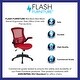 preview thumbnail 34 of 150, Mid-Back Mesh Swivel Ergonomic Task Office Chair with Flip-Up Arms