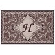 preview thumbnail 19 of 21, SAFAVIEH Handmade Monogram Galatea Rug 2'6" x 4' - H - Mocha - Rectangle