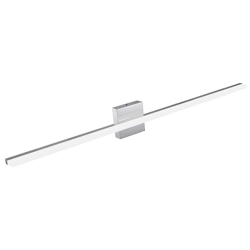 Modern Bathroom Vanity Light Mirror Makeup Front LED Lamp Waterproof - 40" - Cool White