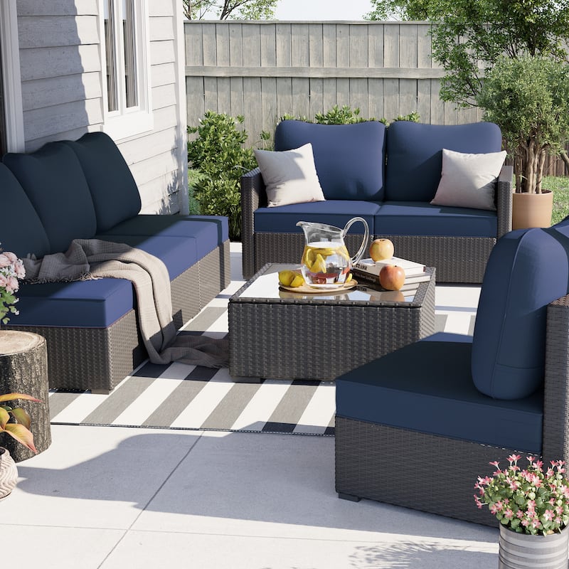 Waterproof Outdoor Deep Seat Cushion Set for Patio Furniture and Chairs