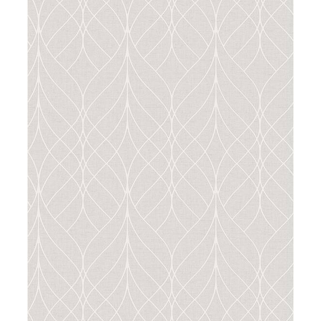 Advantage Hartley Mauve Geo Wallpaper - Beige