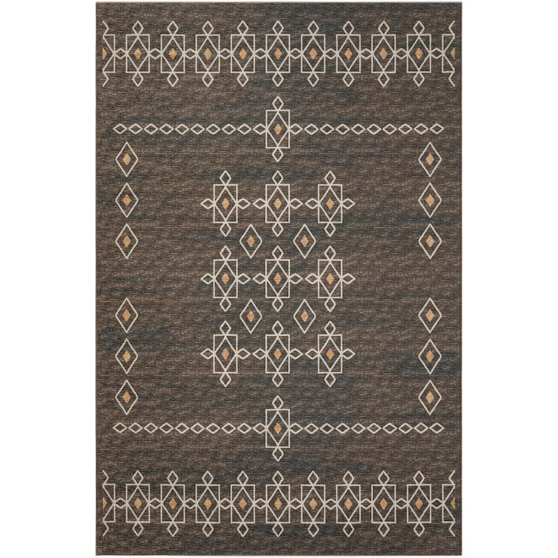Indoor/ Outdoor Addison Yuma Southwest Motif Washable Area Rug