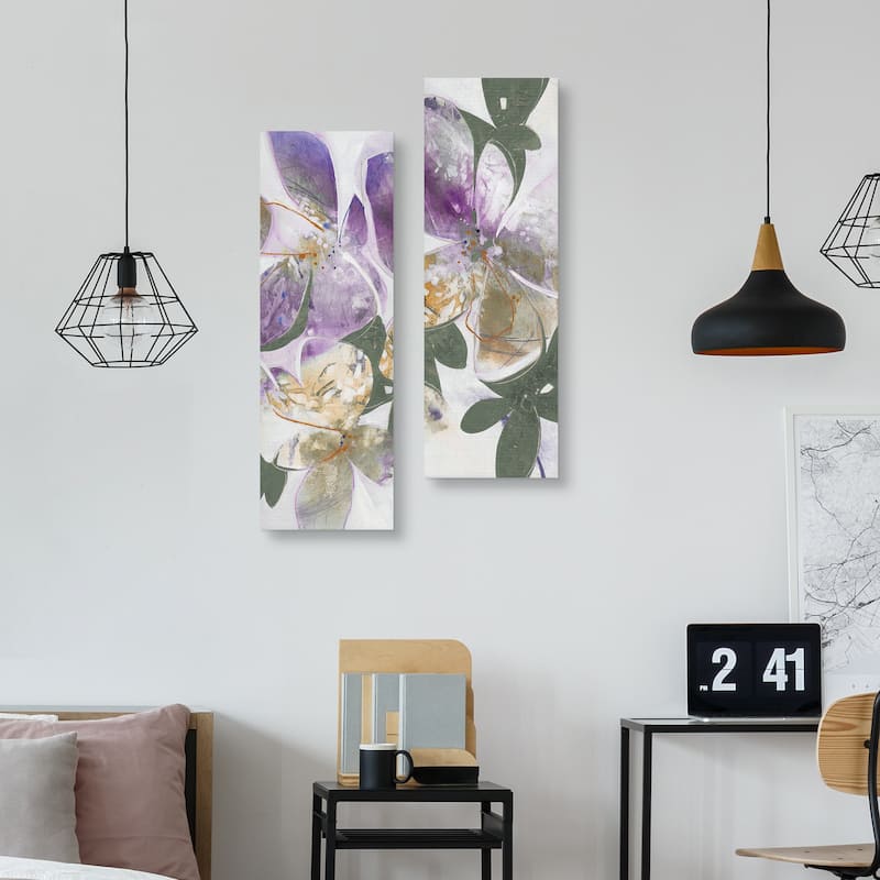 Violet & Sage I & II by K. Nari Canvas Art Prints