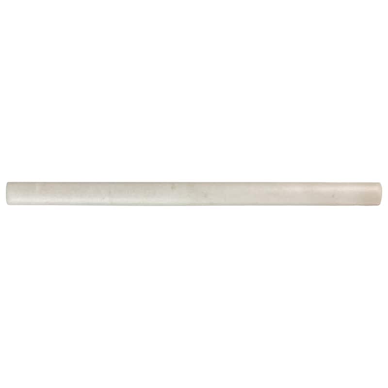 Merola Tile Coco Demi-Bullnose Matte Canvas Beige 1/2" x 7-7/8" Ceramic Wall Trim - (1 Tile) - (1 Tile)