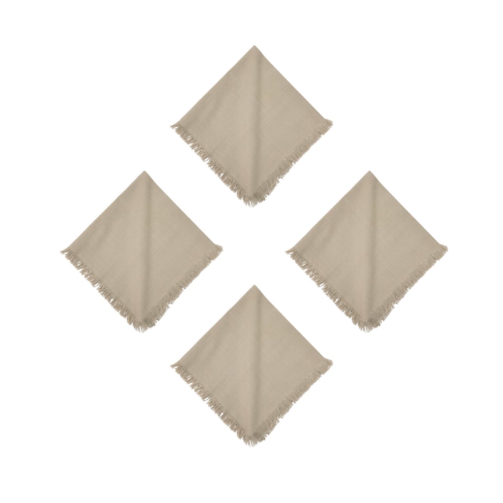 Bryce Dune Brown Napkin Set of 4