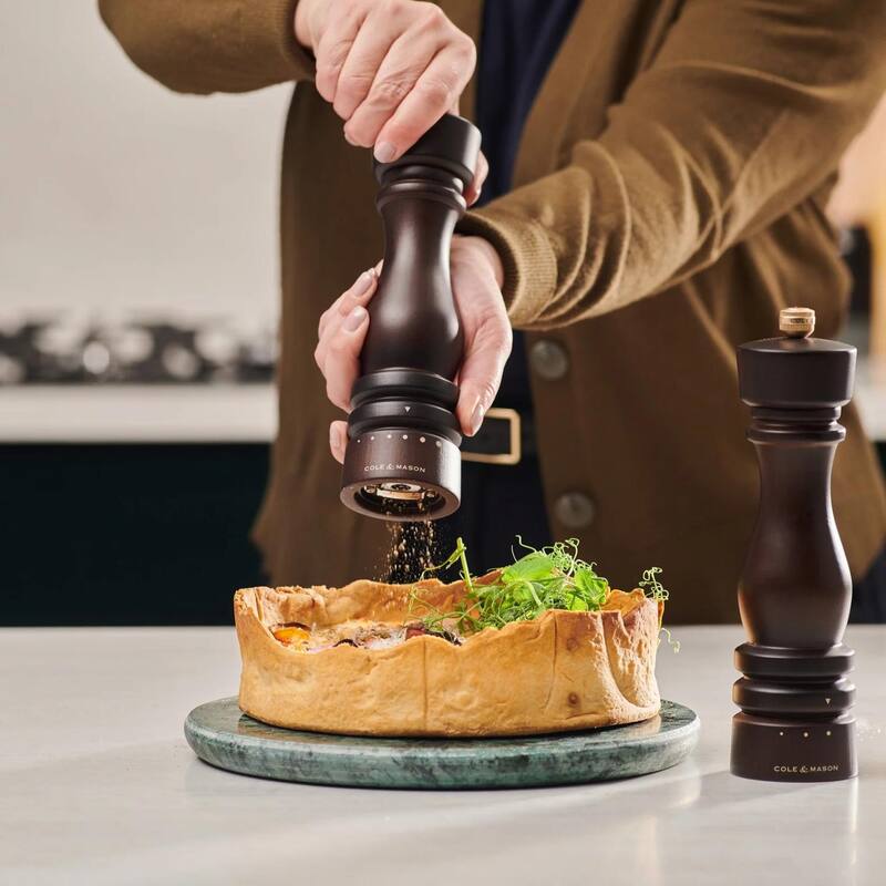 Cole & Mason London Grind Select Chocolate Wood Pepper Mill 7"