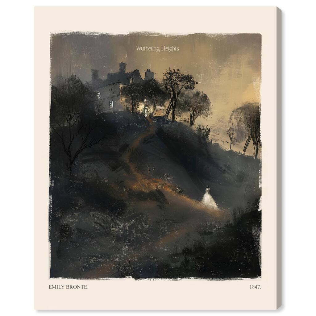 Wuthering Heights Canvas by Art Remedy, Gallery Wrapped