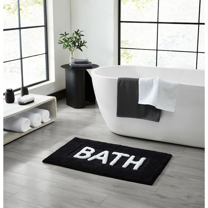 Jean Pierre Novelty Cotton "BATH" 21 x 34 in. Rug