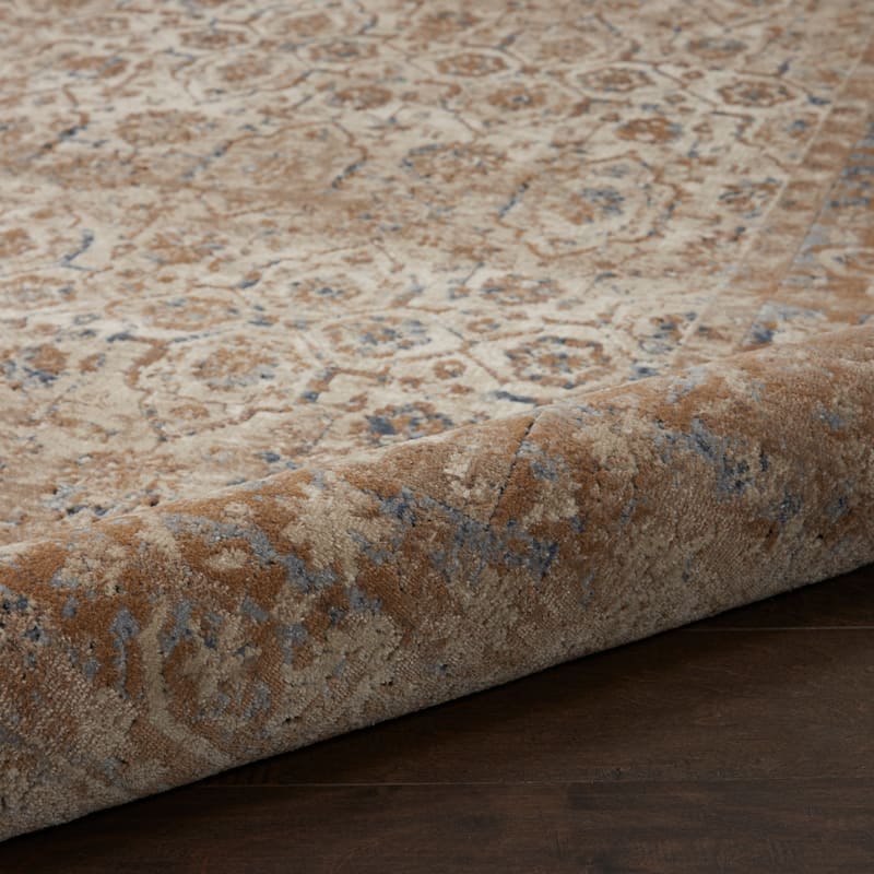Malta Classic Bordered Geometric Medallion Area Rug
