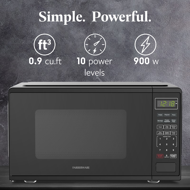 0.9 Cu. Ft. Microwave Oven