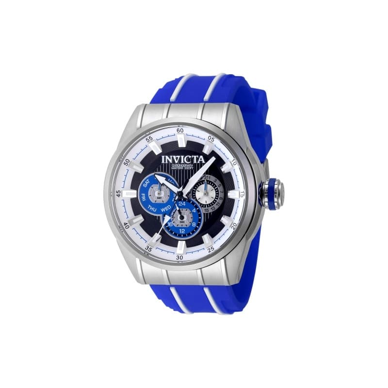 Invicta Men's 49050 Speedway Quartz Chronograph Blue, Black Dial Watch