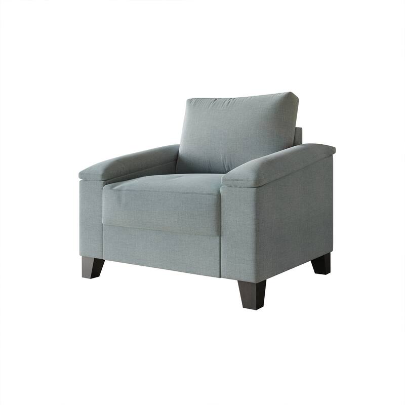 CraftPorch Simple Style Linen Upholstered 3-Piece Living Room Set