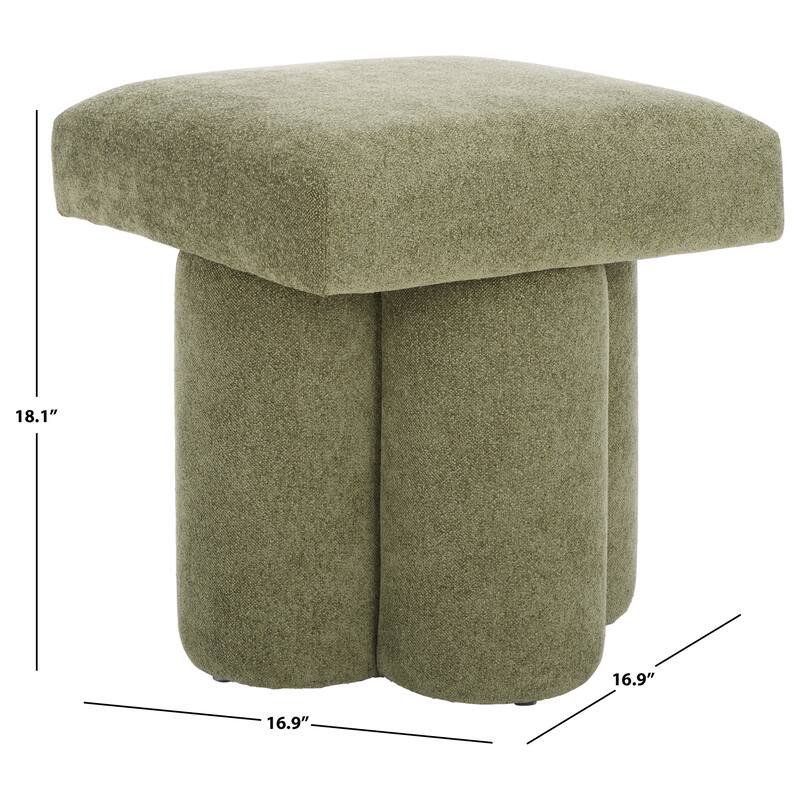SAFAVIEH Home Farq Square Top Ottoman