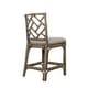 preview thumbnail 28 of 67, Natural Rattan Handmade Chippendale Cushioned Bar Stool by East at Main