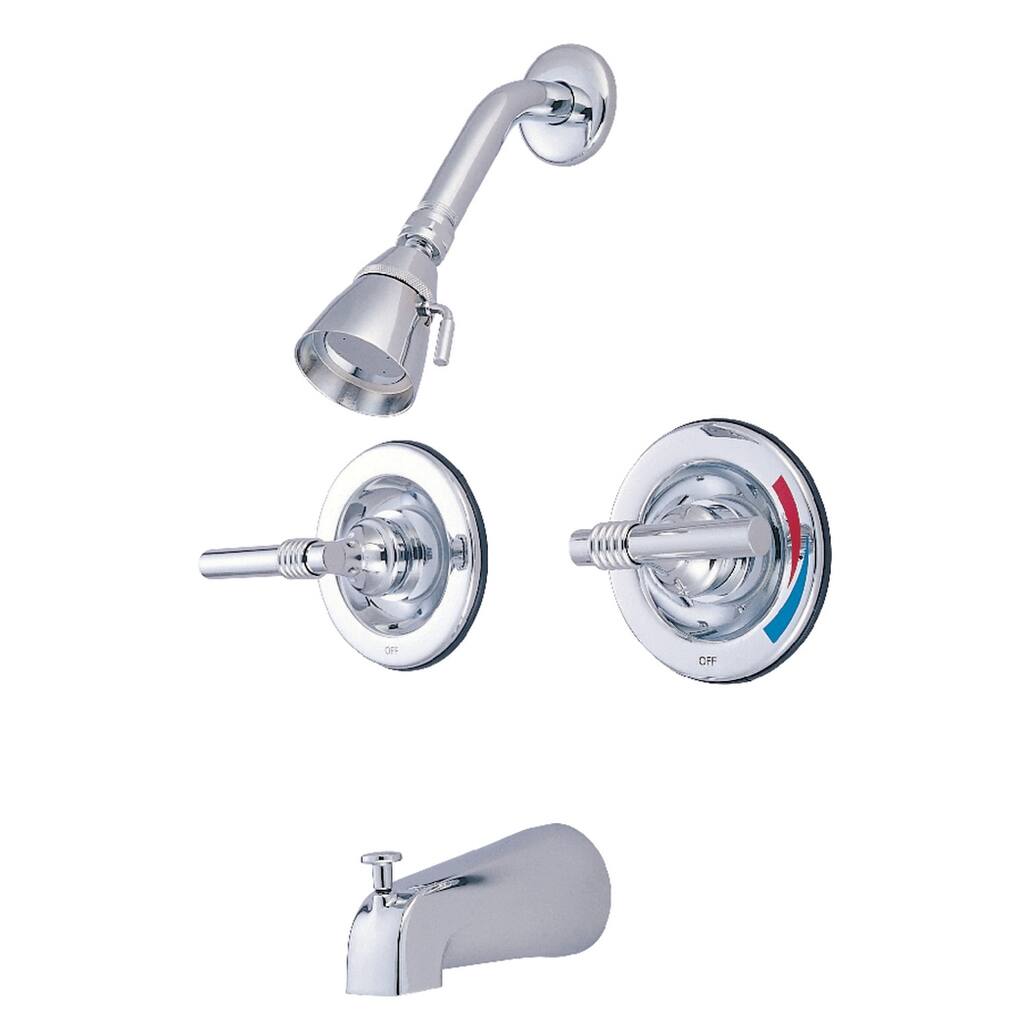 Vintage Pressure Balanced Two-Handle Tub and Shower Faucet