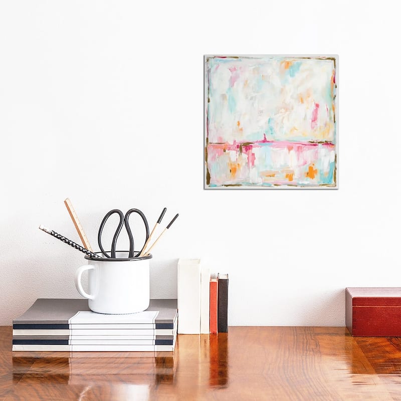 iCanvas "Cotton Candy Cloud" by L. Hewitt Canvas Print - 12x12x1.5