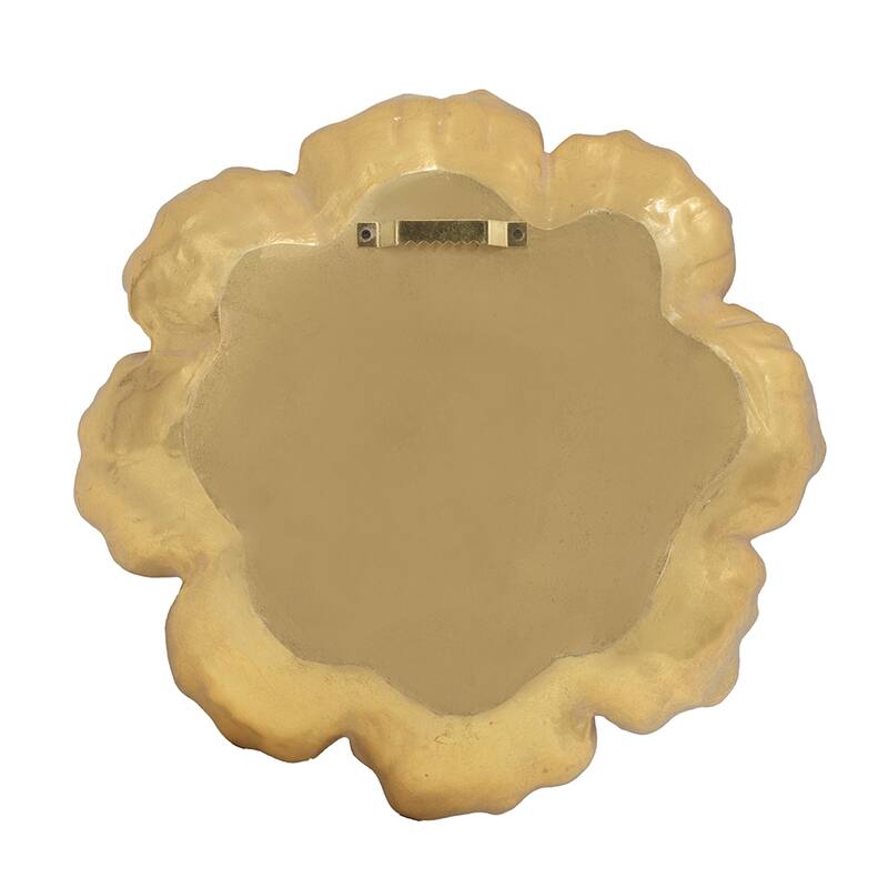 Modern Floral Wall Decorator Rose Hanging Wall Accents, Suitable for Living Rooms, Hallways and Bedrooms, Gold