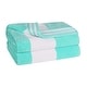 preview thumbnail 43 of 48, Cabana Stripe Oversized Cotton Beach 2 Piece Towel Set by Superior