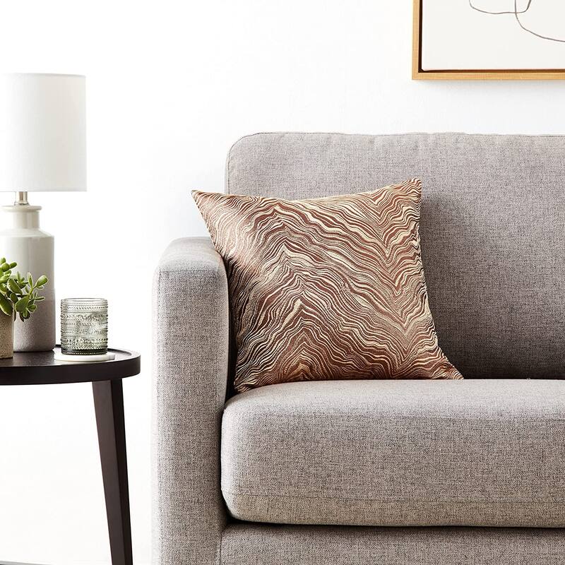 Violet Linen Boutique Zebra Patern Decorative Throw Pillow