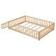 preview thumbnail 25 of 57, Floor Platform Bed with Fence and Door