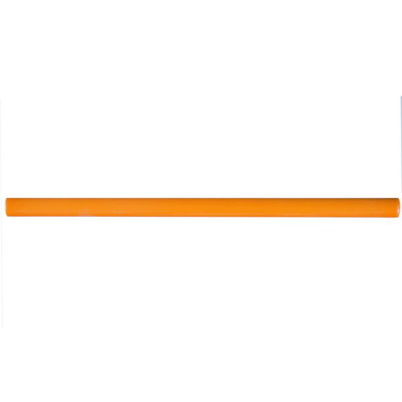 Merola Tile Twist Orange Sunset 1/2" x 11-3/4" Ceramic Wall Trim - (1 Tile)