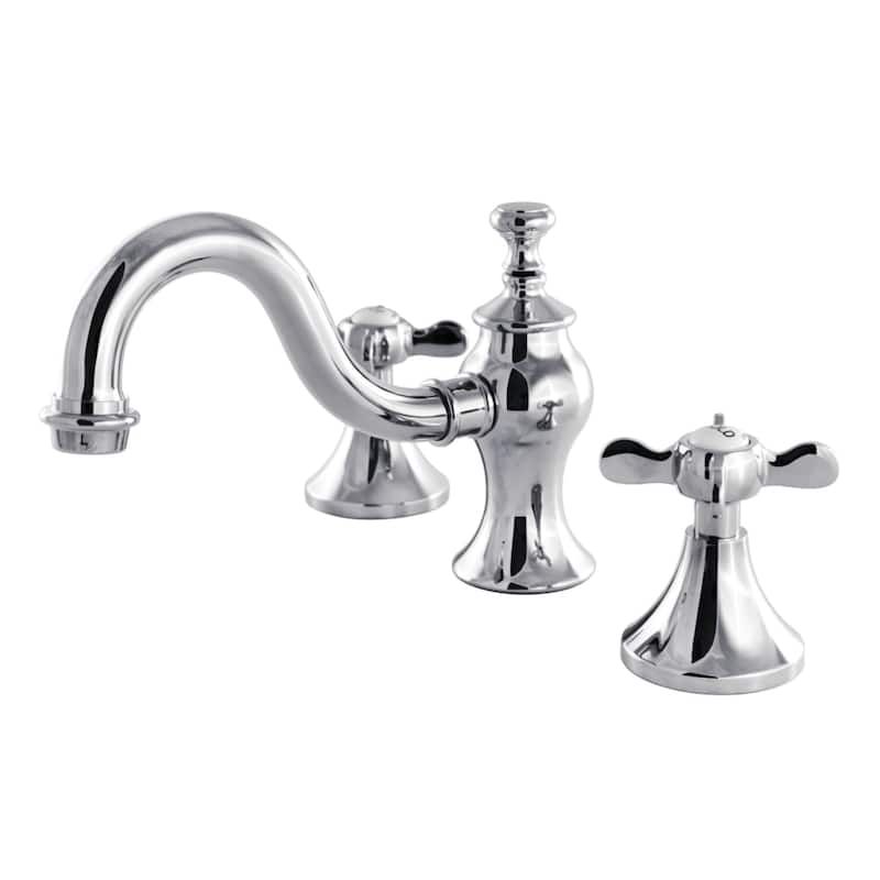 Essex Widespread Bathroom Faucet with Brass Pop-Up in Polished Chrome