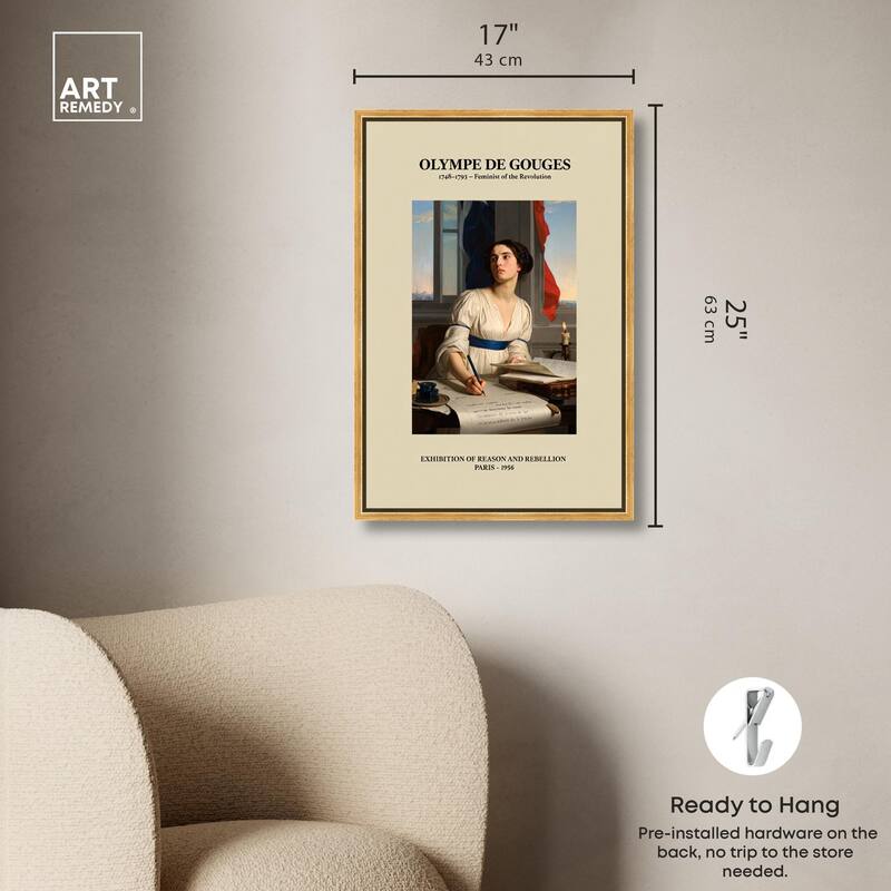 Intellectual Olympe Canvas by Art Remedy