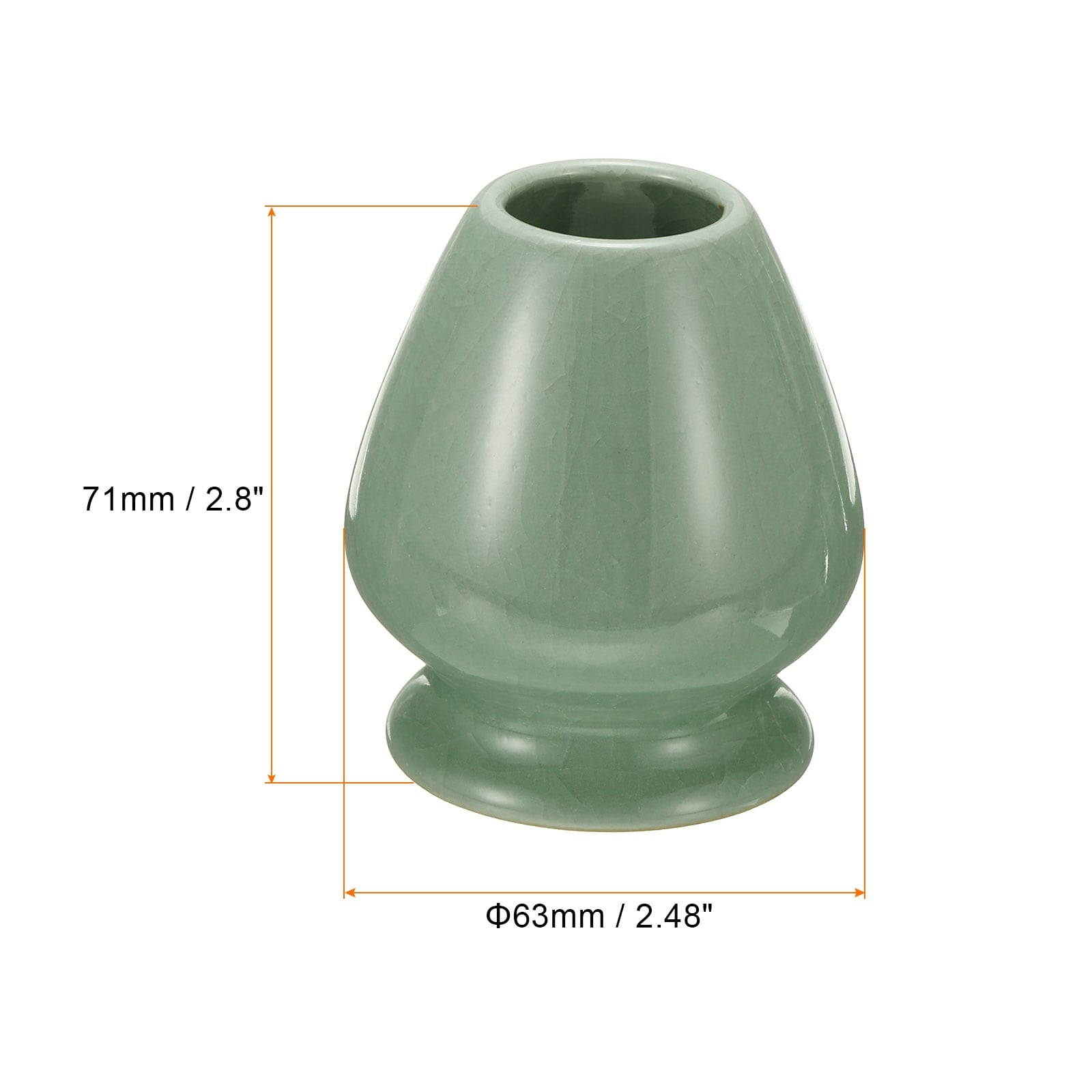 Ceramic Chasen Stand 71mm Matcha Whisk Holder Teas Set Whisks Stand Cyan
