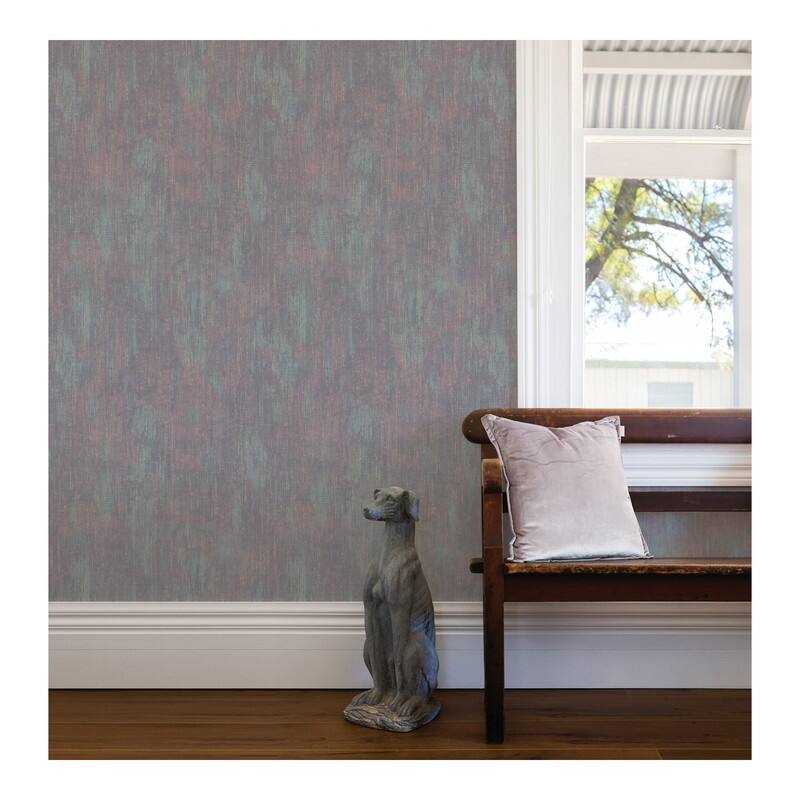 Advantage Altira Teal Texture Wallpaper - 20.5 x 396 x 0.025
