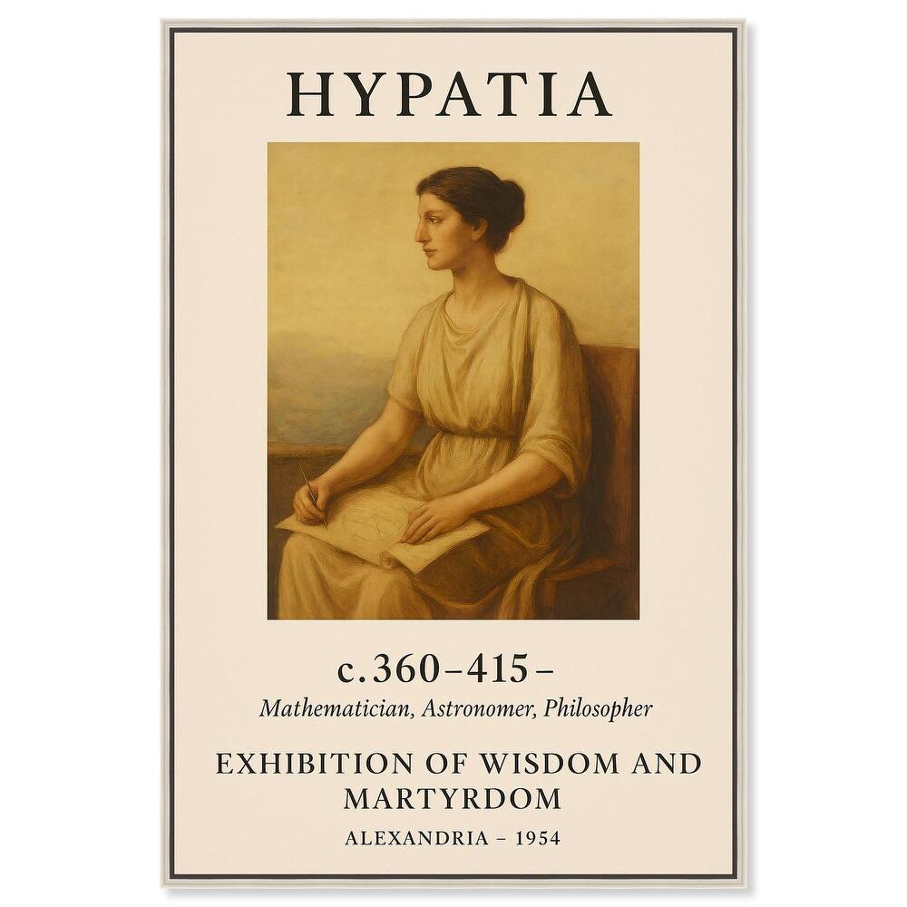 Early Female Scientist Canvas by Art Remedy