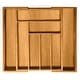 preview thumbnail 1 of 7, Expandable Silverware Organizer - Bamboo Kitchen Drawer Organizer, Utensil Holder - Drawer Organization and Storage