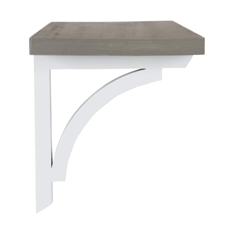 Kate and Laurel Corblynd Traditional Wood Wall Shelf