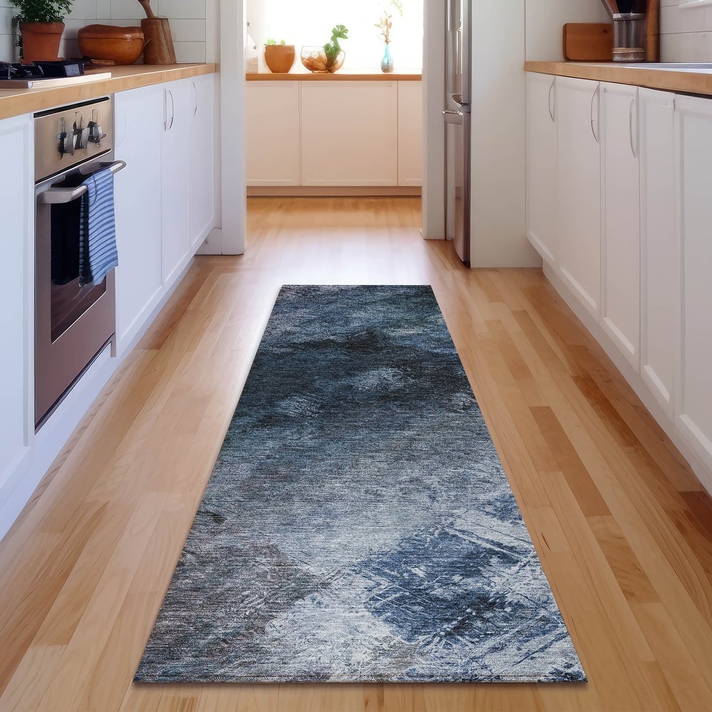 Premium Washable Super Soft Contemporary Abstract Mayfield Rug