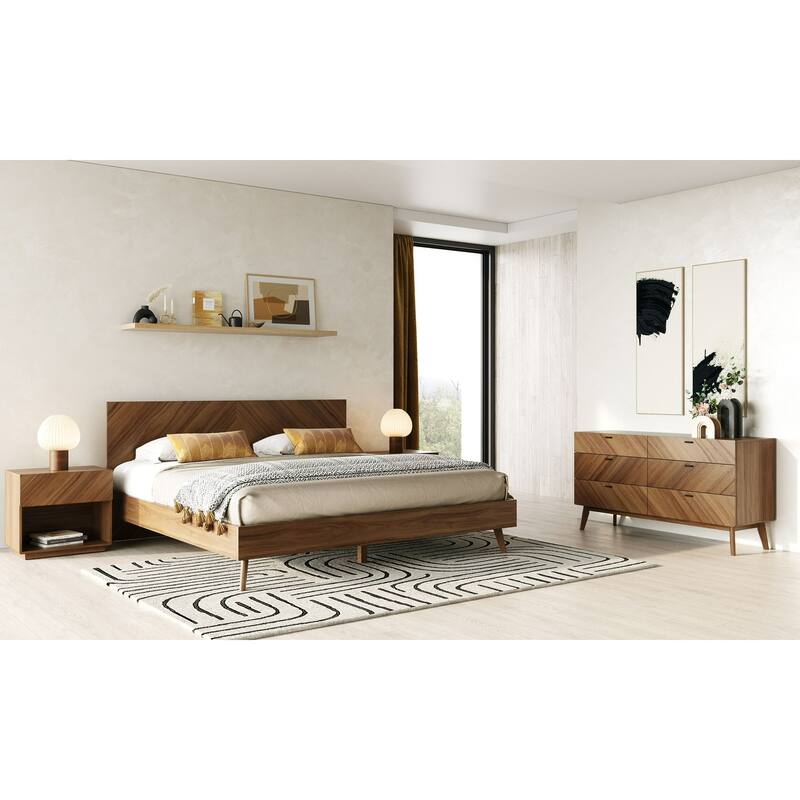 Nova Domus Kamela Modern Walnut Dresser