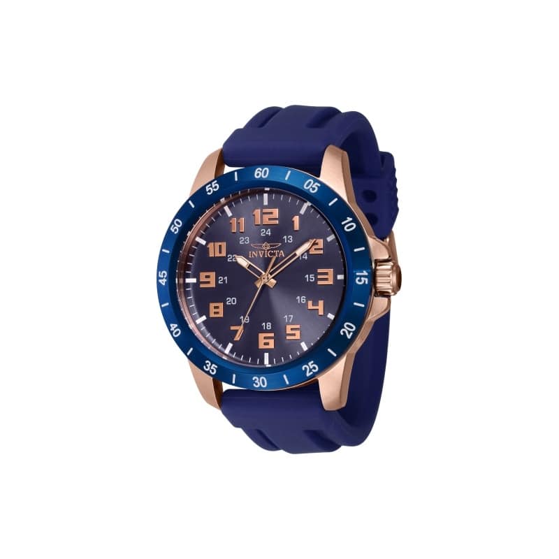 Invicta Men's 40001 Pro Diver Quartz 3 Hand Blue Dial Watch