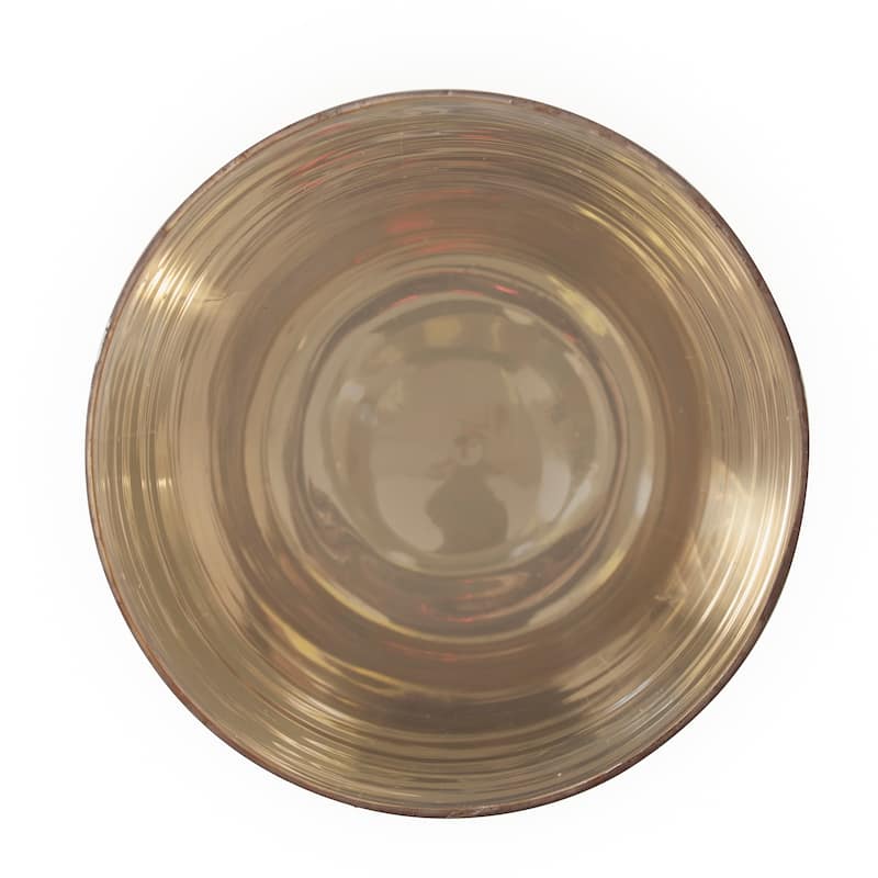 Allan Andrews Round Grotto Glass Footed Vase - Large
