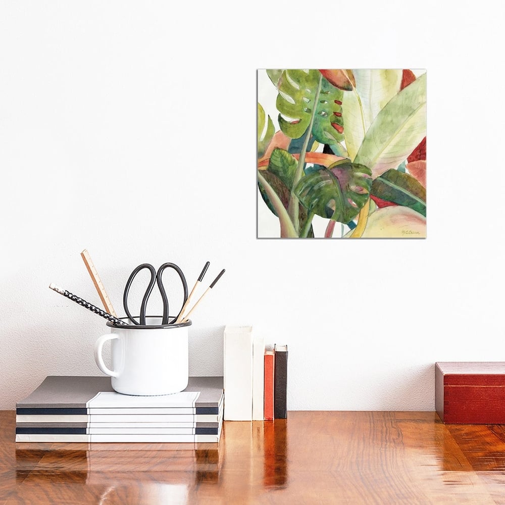 iCanvas "Tropical Lush Garden square I" by Marie Elaine Cusson Canvas Print