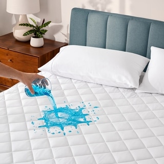 Bare Home Waterproof Quilted Mattress Pad