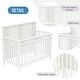 preview thumbnail 9 of 17, Certified Baby Safe Crib, Pine Solid Wood, Non-Toxic Finish
