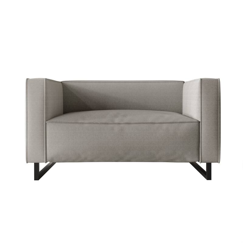 CraftPorch Mid Century Modern 2- Pieces Upholstered Living Room Set