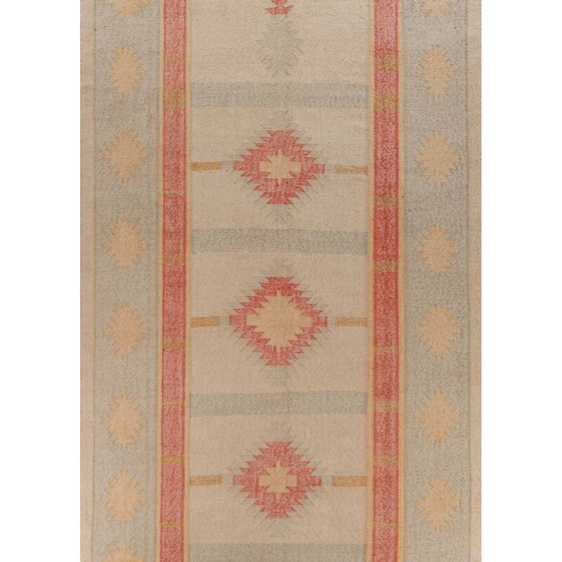 Hand Woven Oriental 100% Jute Carpet Southwestern Modern Beige & Ivories Kilim Area Rug - 11' 8'' X 9' 6''