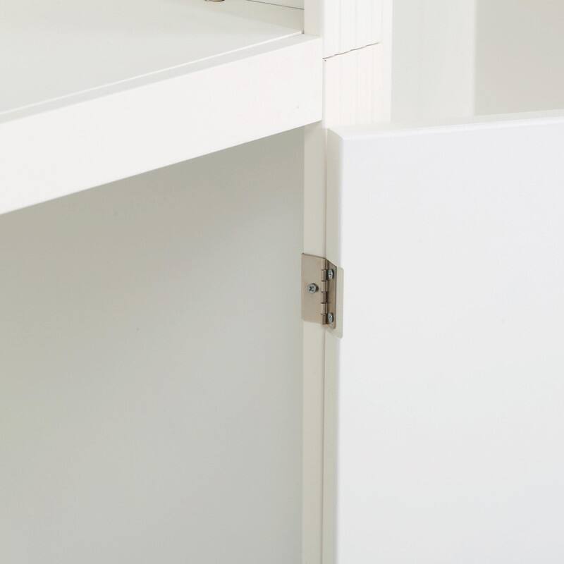 78.75" Tall 3-Piece Bookcase Set with Adjustable 5-Color LED Light, Retro Glass Display Shelves for Living Room or Office