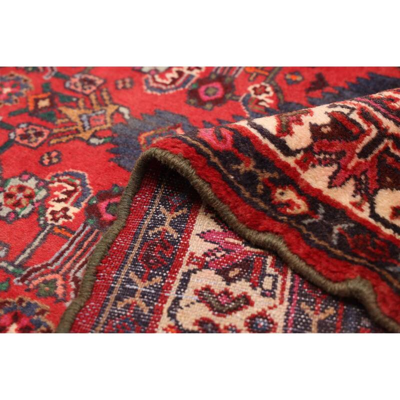 ECARPETGALLERY Hand-knotted Andelz Red Wool Rug - 3'4 x 5'0
