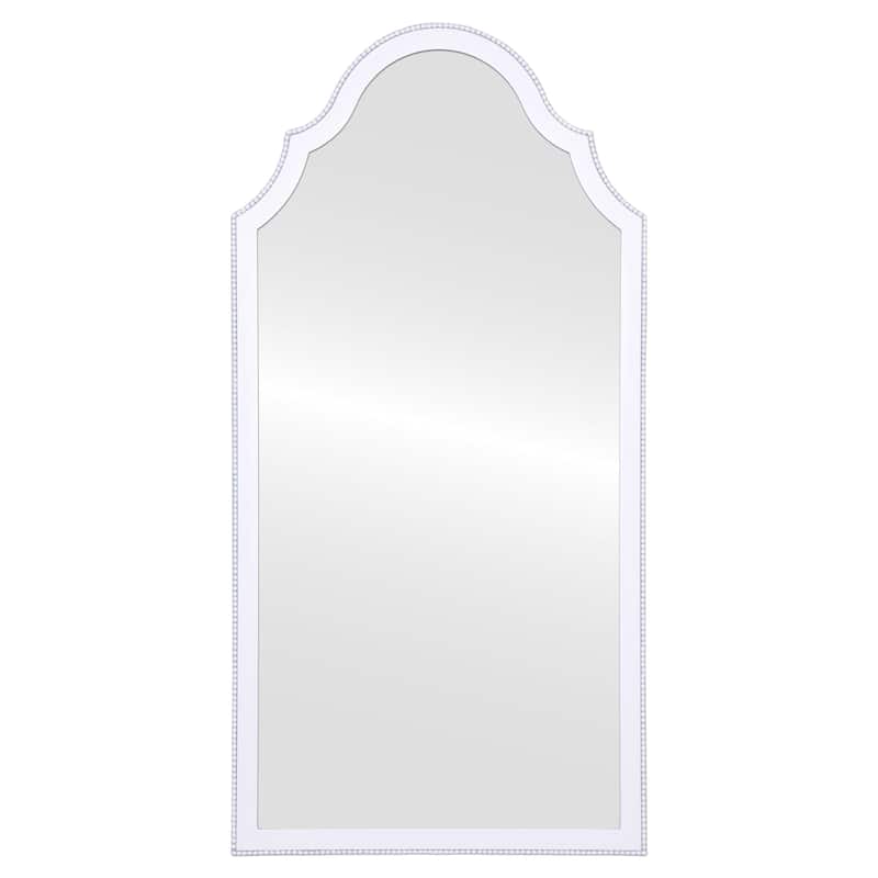 Van Buren Framed Full Length Mirror - Peaks Cathedral - 23.4x47.4 - White