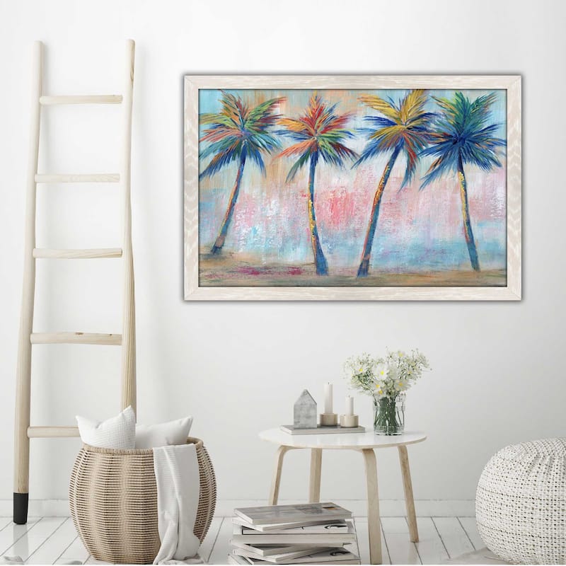 "Color Pop Palms" by Nan Print on Acrylic