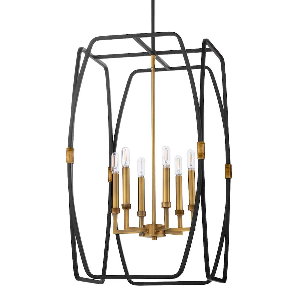 Quorum International 880-6 Bishop 6 Light 17" Wide Taper Candle