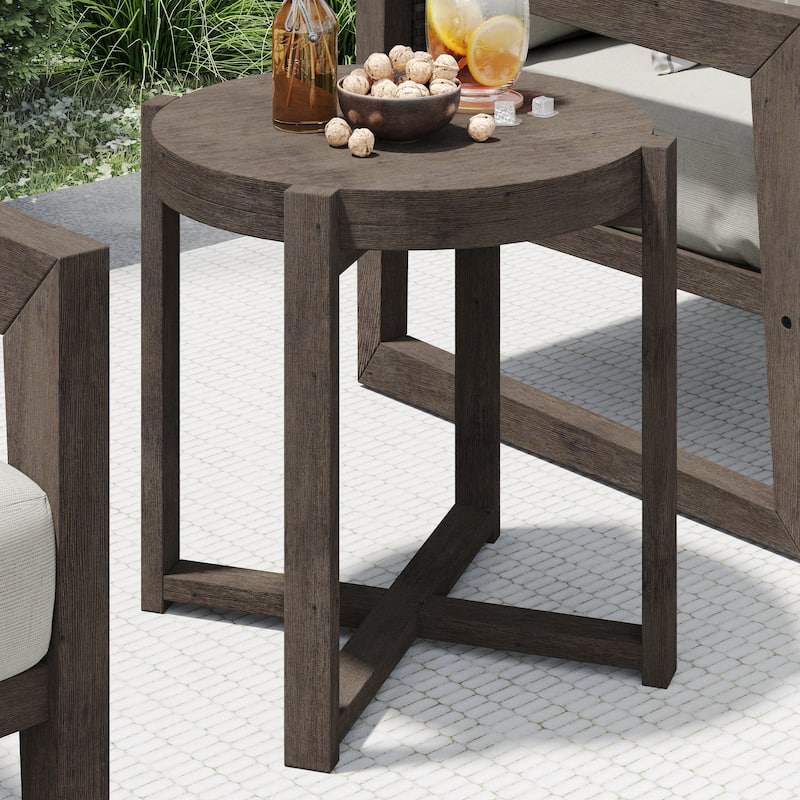 Corvus Augusta 3-piece Outdoor Chat Set with Sunbrella Pillows