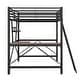 preview thumbnail 4 of 22, Full Loft Bed with Desk and Shelf