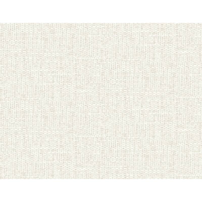 A-Street Prints Snuggle White Woven Texture Wallpaper
